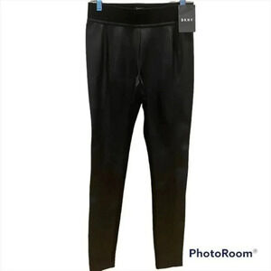 Dkny faux leather sneakers the front leggings